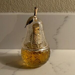 Vintage Avon Pear Lumiere Bottles Set